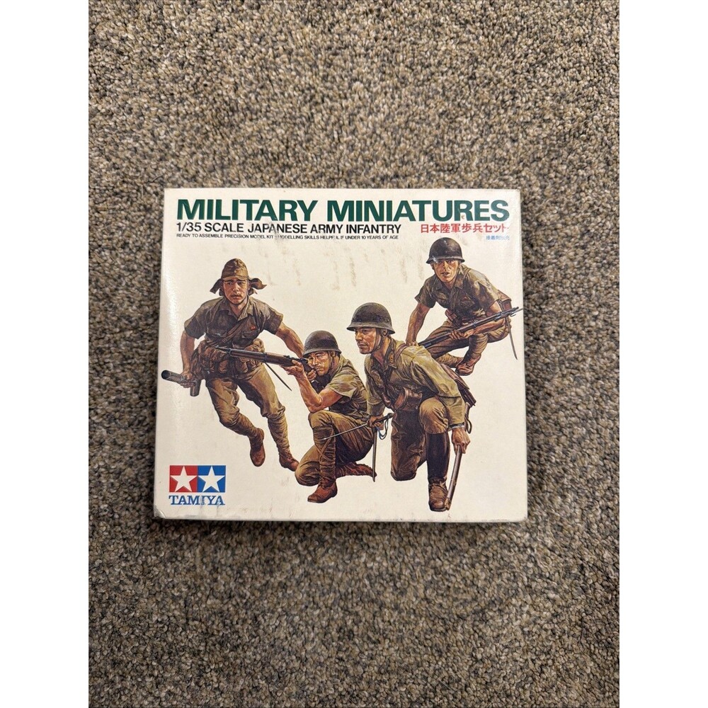 Tamiya Military Miniatures 1/35 Japanese Army Infantry Model Kit Diorama 35090
